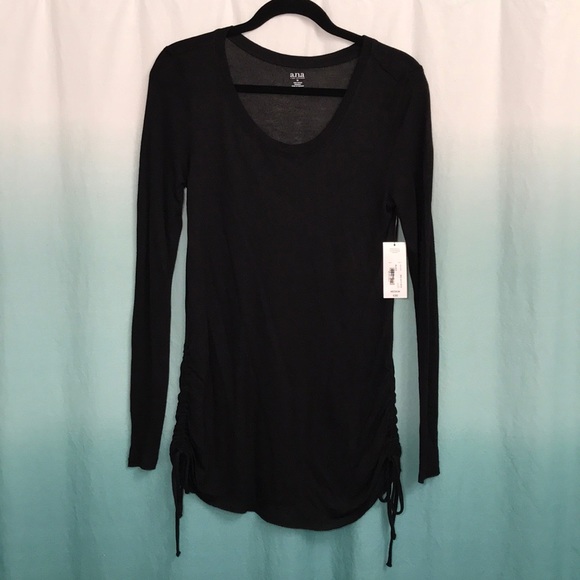 a.n.a Tops - NWT-a.n.a-size M, extra long, semi sheer tunic